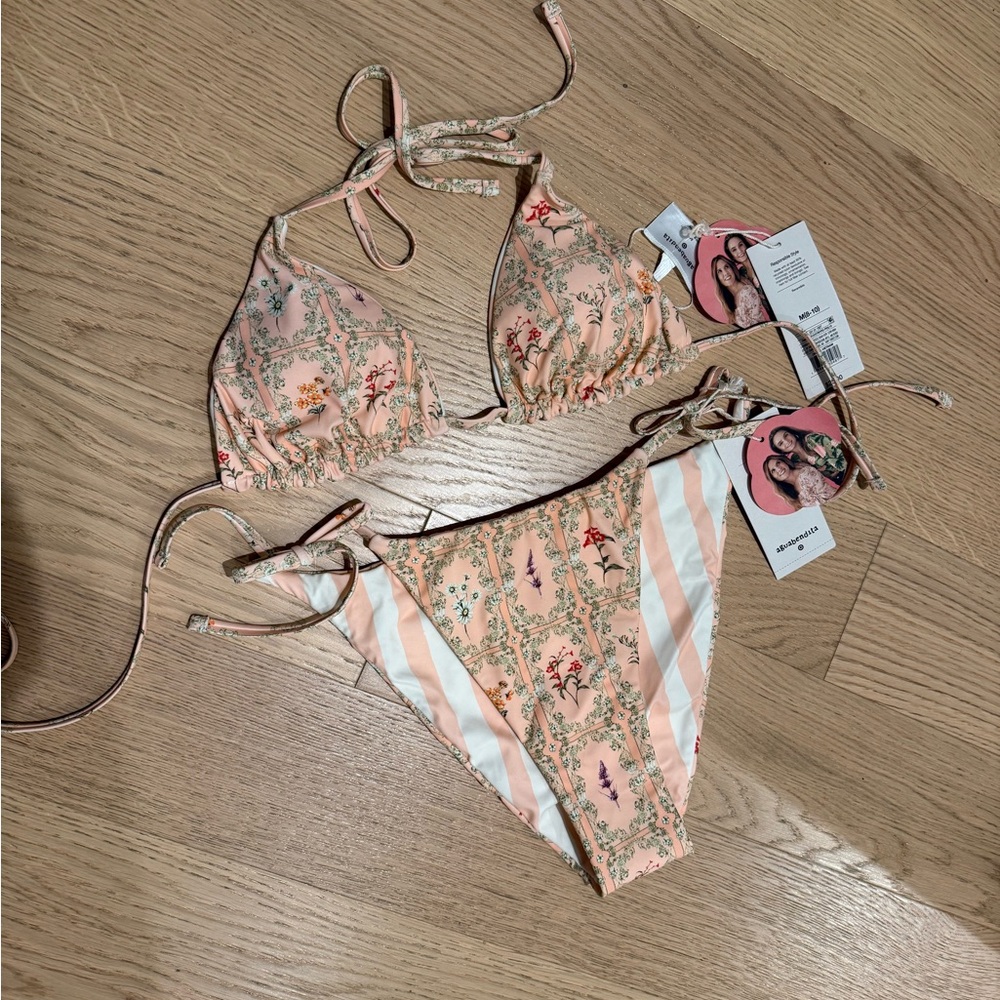Agua Bendita x Target Bikini Set Reversible Size Medium